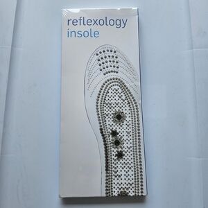 Reflexology Magnetic Insoles Shoe Inserts Pair Cut to Fit Universal Mens Womens